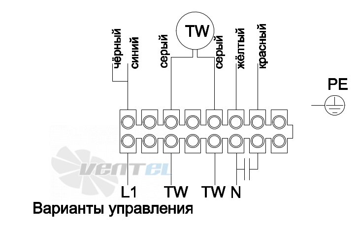 Схема электрического подлкючения