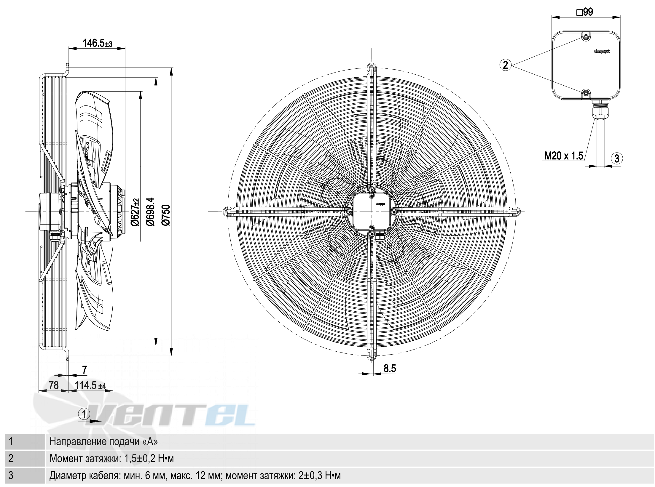 S4D630-BR01-02 габаритные размеры