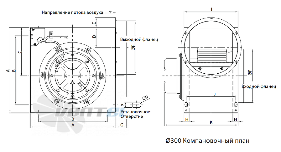 Чертеж FANZIC TFB-G29 ES