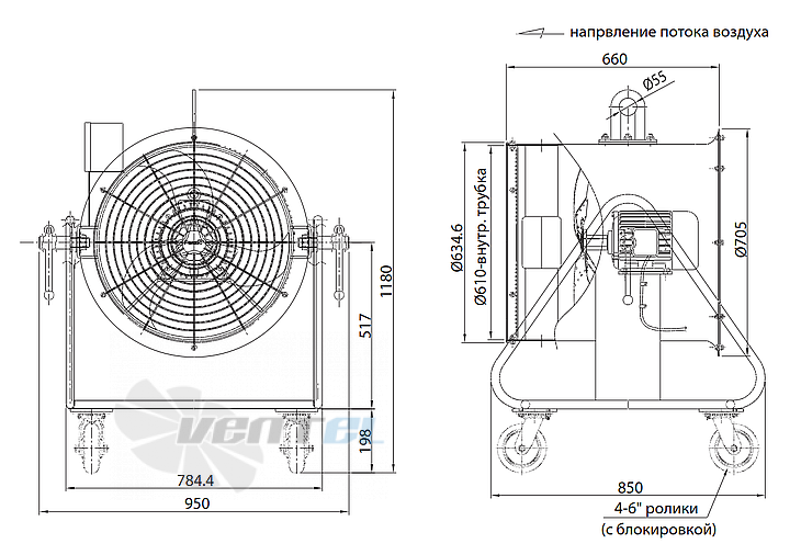 Чертеж FANZIC TFD-F60 GT