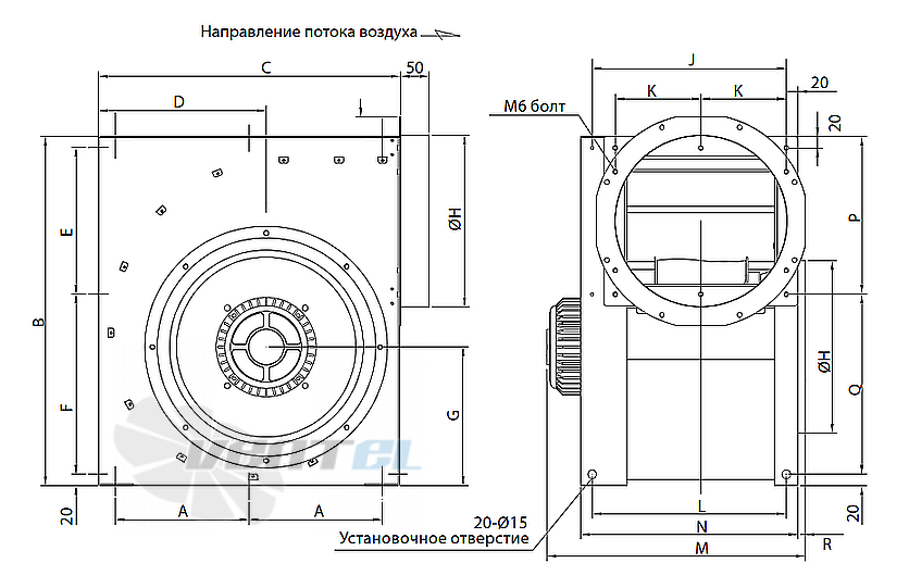 Чертеж FANZIC TFX-F39 HT