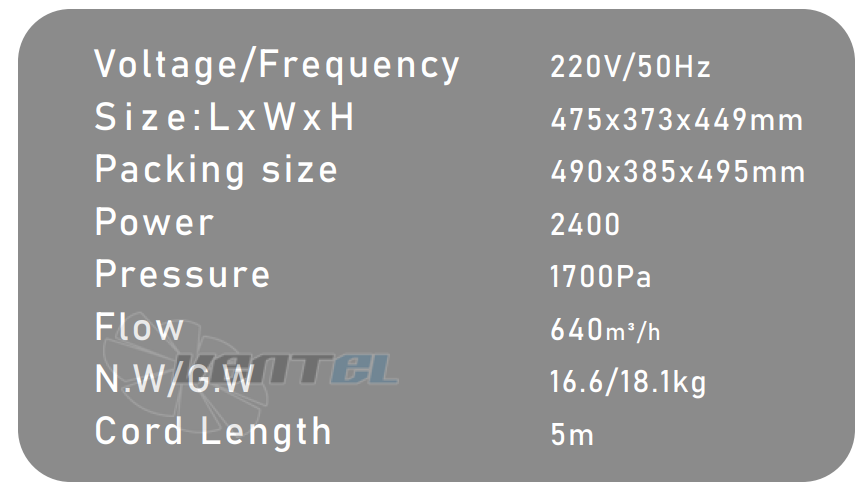 Характеристики воздуходувки Huawei REH-2E