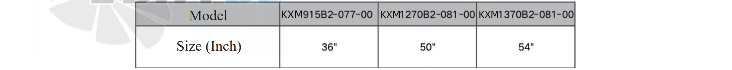 Описание вентилятор Krubo KXM1370B2-081-00 осевой