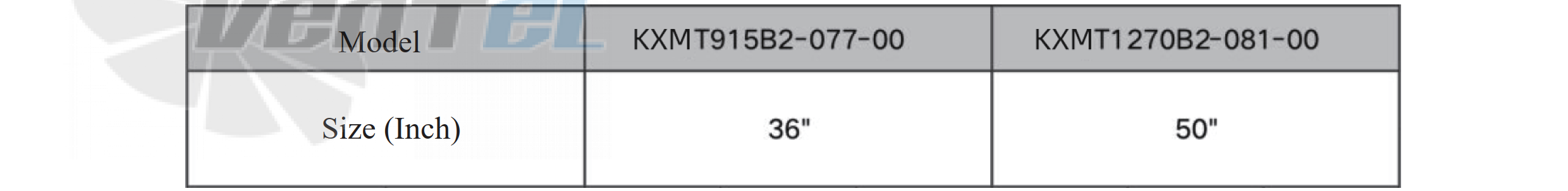 Описание вентилятор Krubo KXMT915B2-077-00 осевой