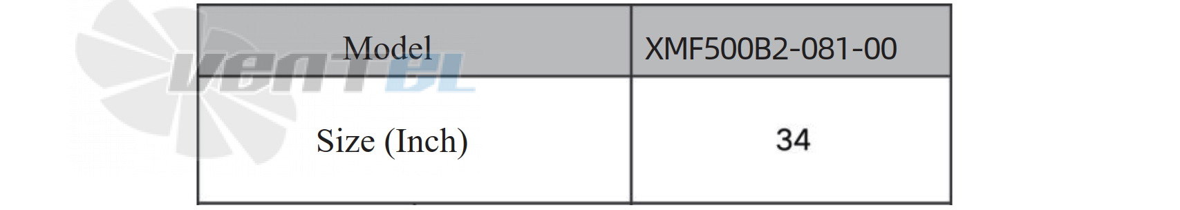 Описание вентилятор Krubo XMF500B2-081-00 2.5 кВт осевой