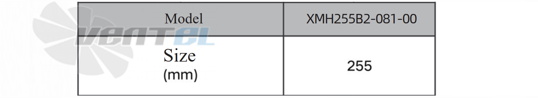 Описание вентилятор Krubo XMH255B2-081-00 0.75 кВт центробежный