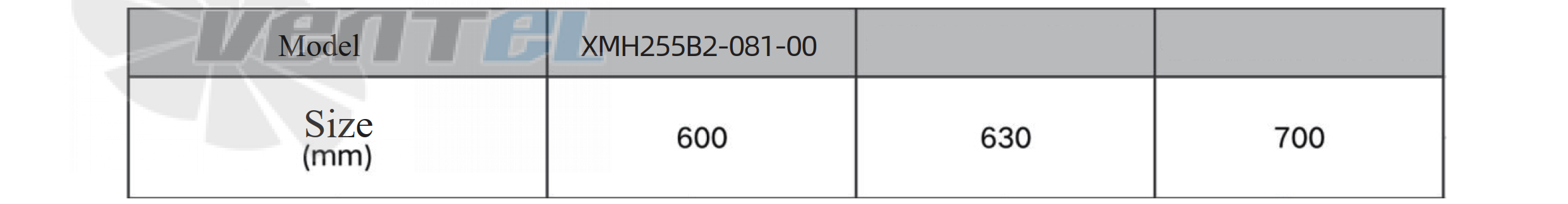 Описание вентилятор Krubo XMH255B2-081-00 11 кВт центробежный