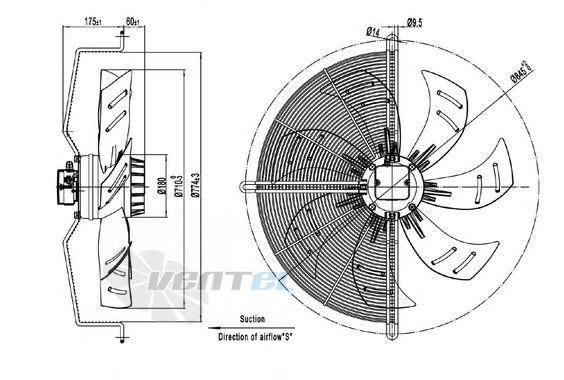 Размеры Longwell LWAA6D710S-7DM-02