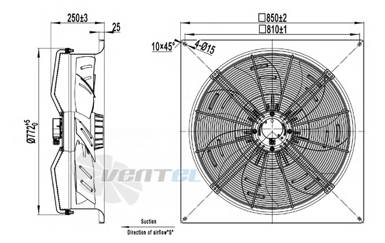 Размеры Longwell LWAA6D710S-7FM-06
