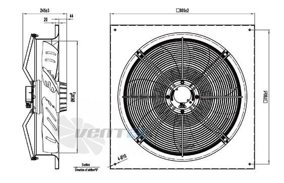 Размеры Longwell LWAA4D630S-7FM-08