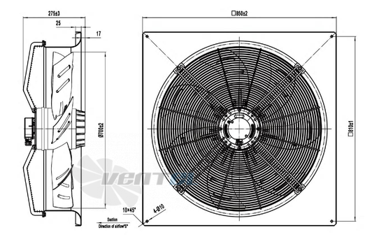 Размеры Longwell LWAA4D710S-7FM-09