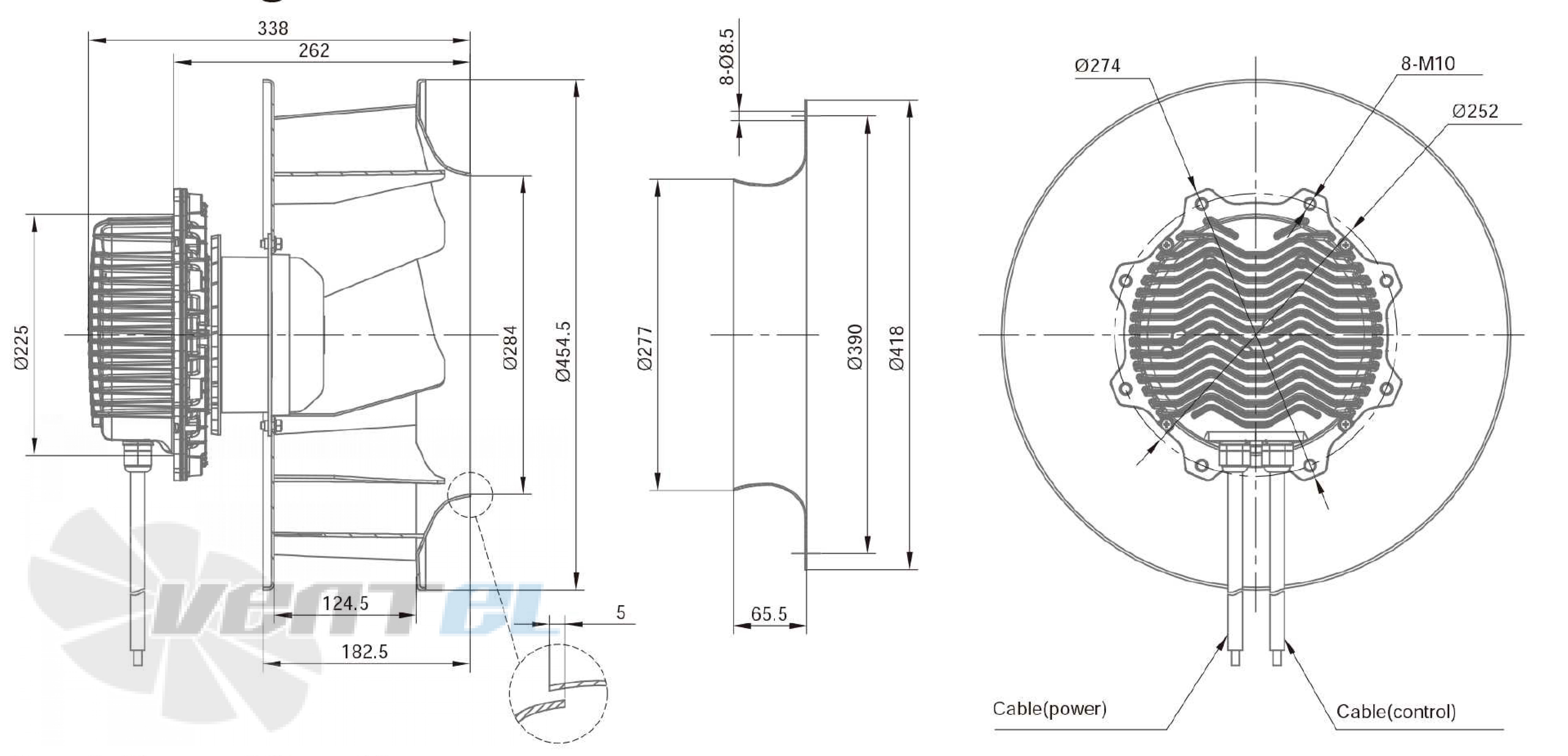 Размеры Longwell LWBE3G400-180NT-010