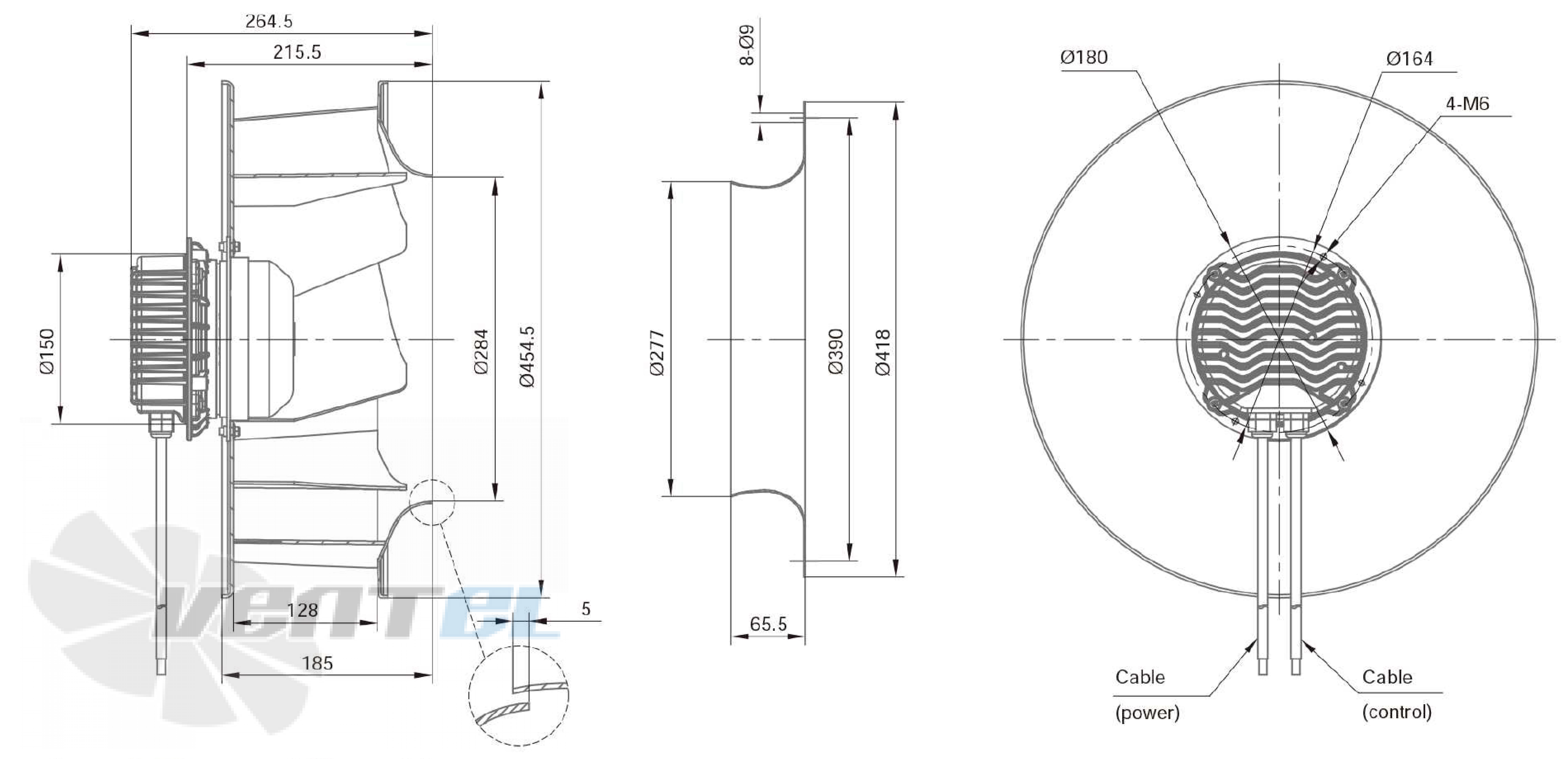 Размеры Longwell LWBE3G400-102NS-007