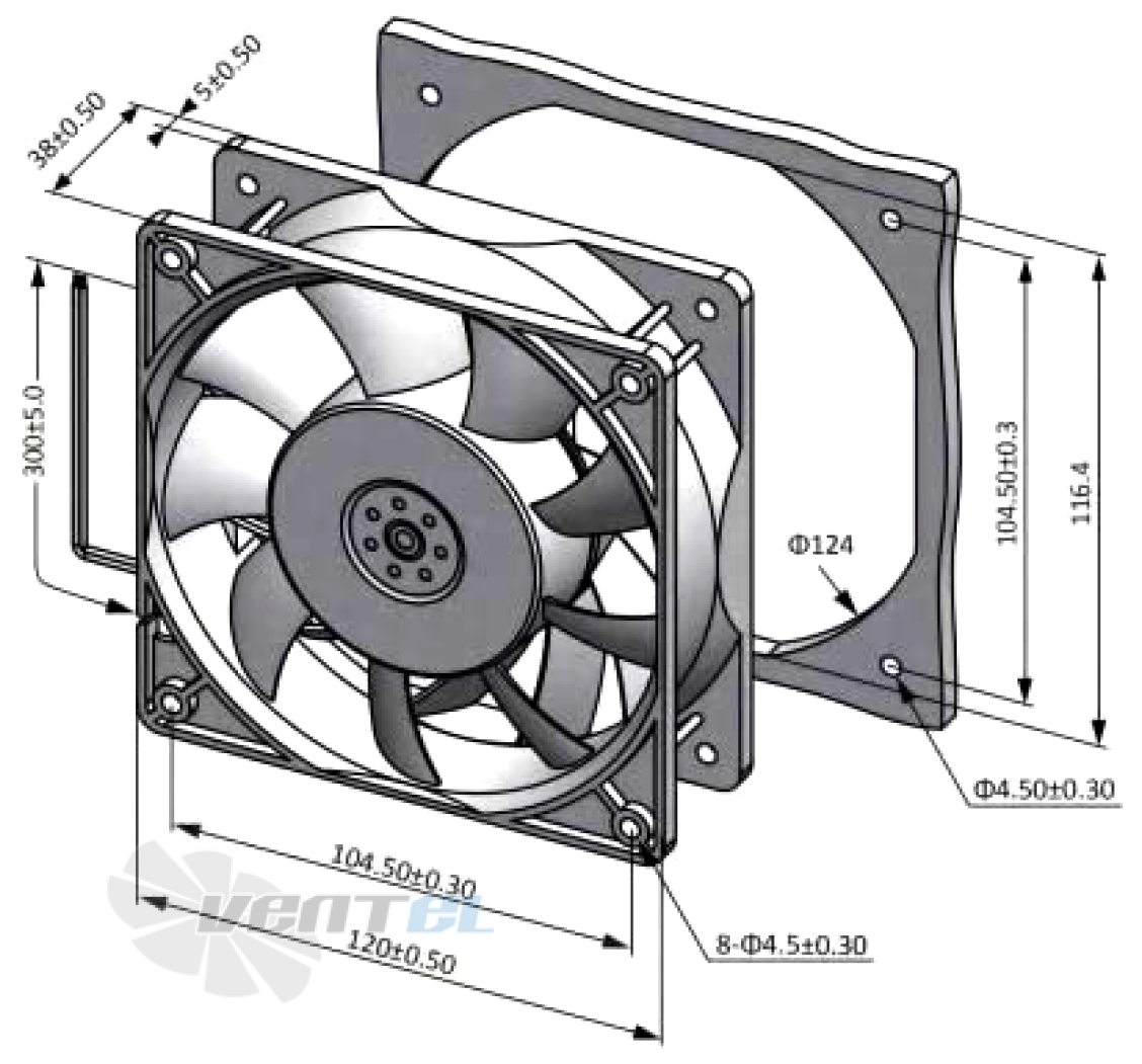 Размеры Longwell LW-DZ12038-24U