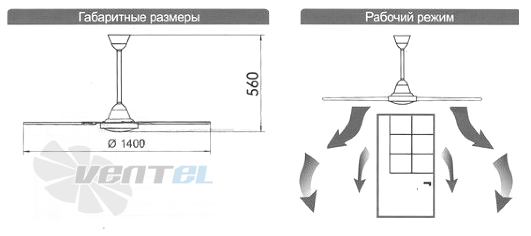 Схема и габаритные размеры