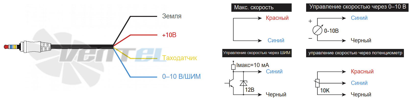 Схема электрического присоединения
