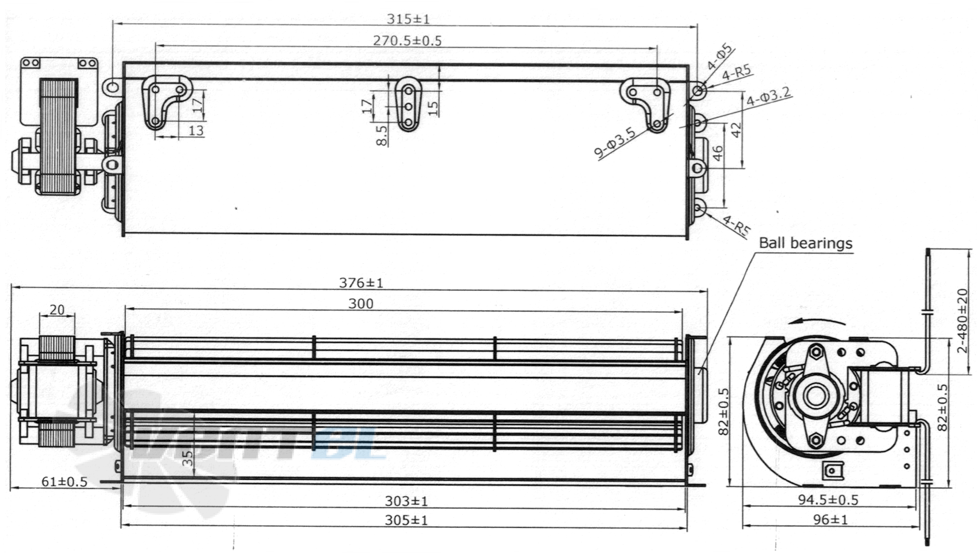 Габаритные размеры