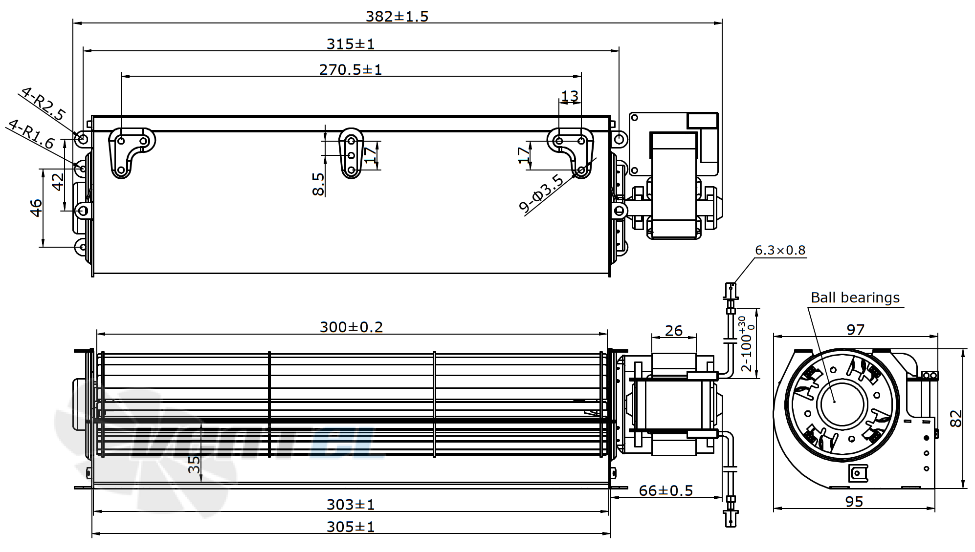 Габаритные размеры
