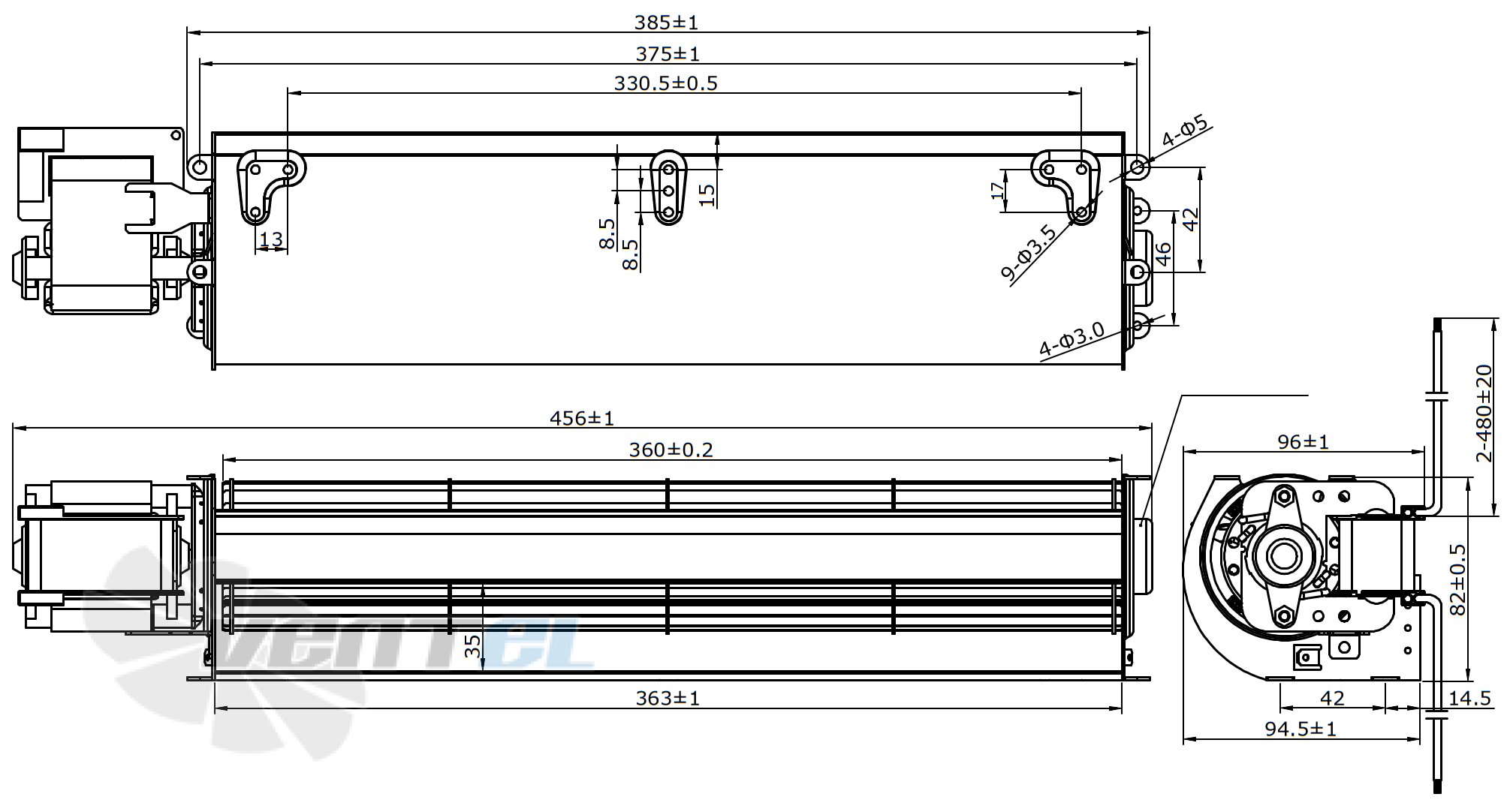 Габаритные размеры