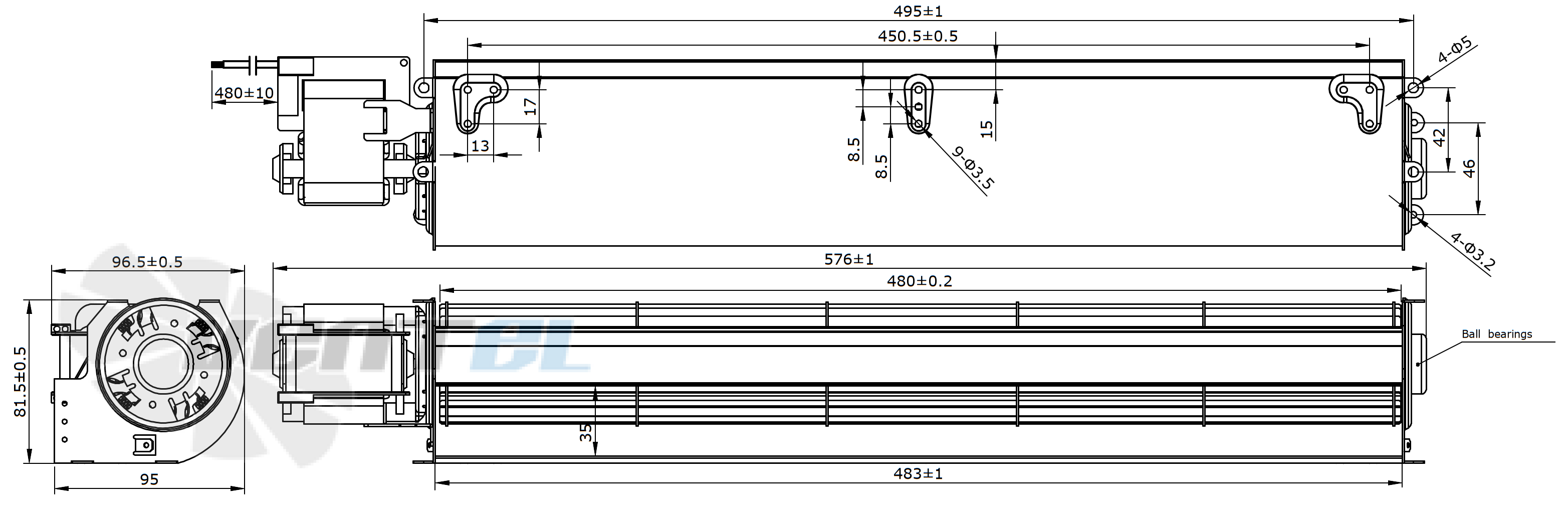 Габаритные размеры