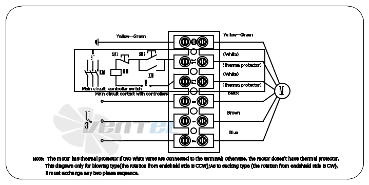 Схема электрического присоединения