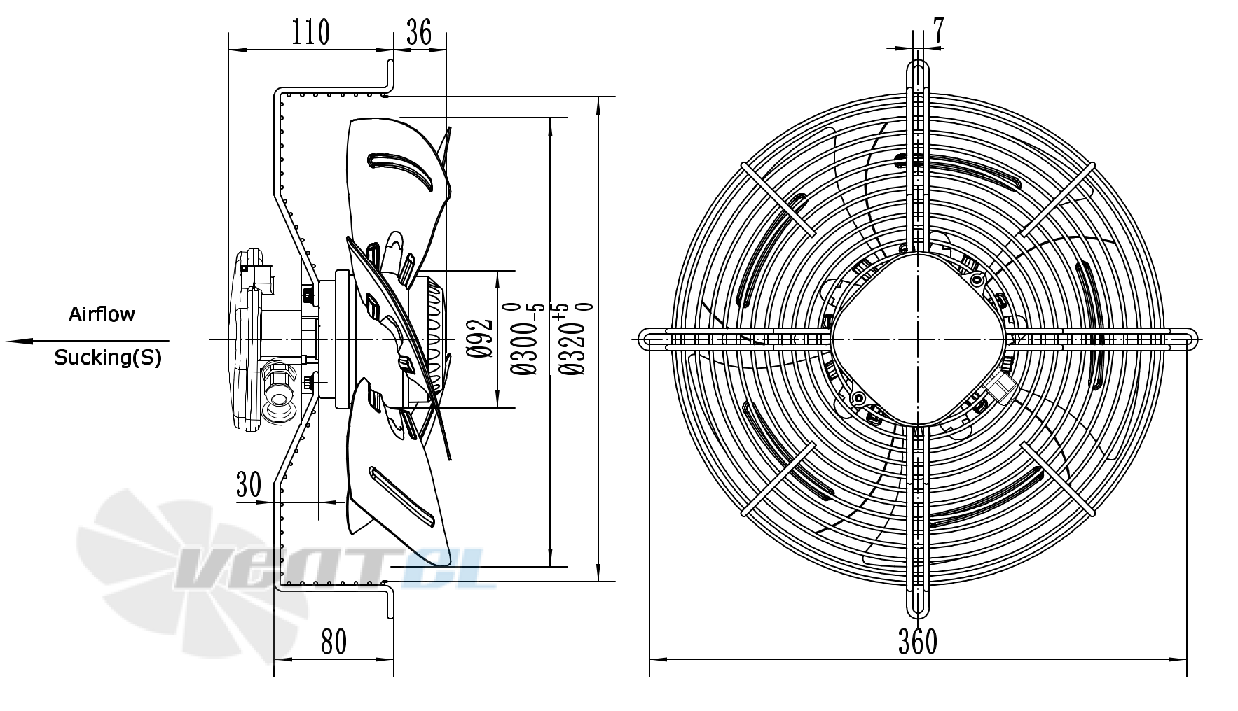Габаритные, присоединительные размеры