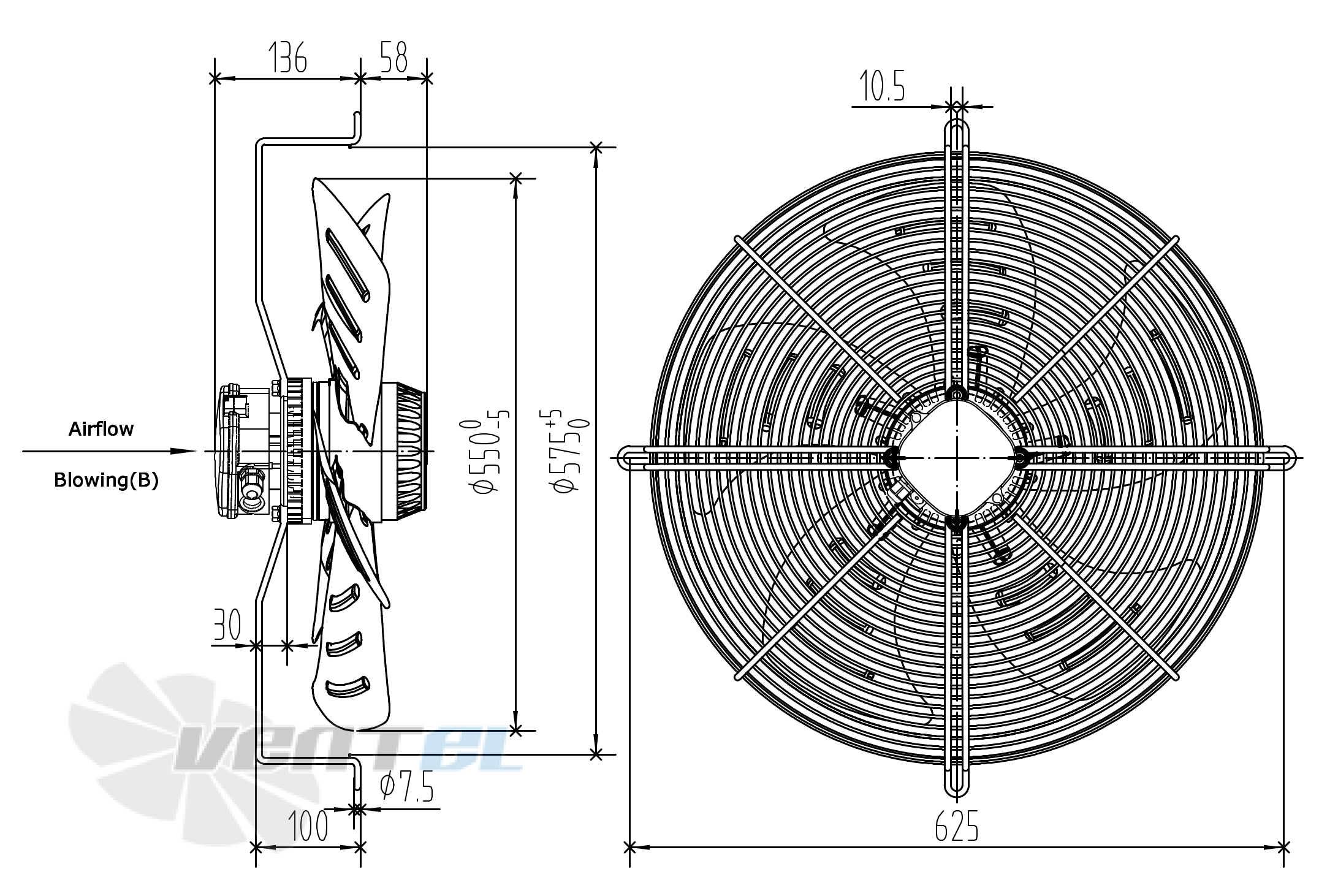 Чертеж и габаритные размеры
