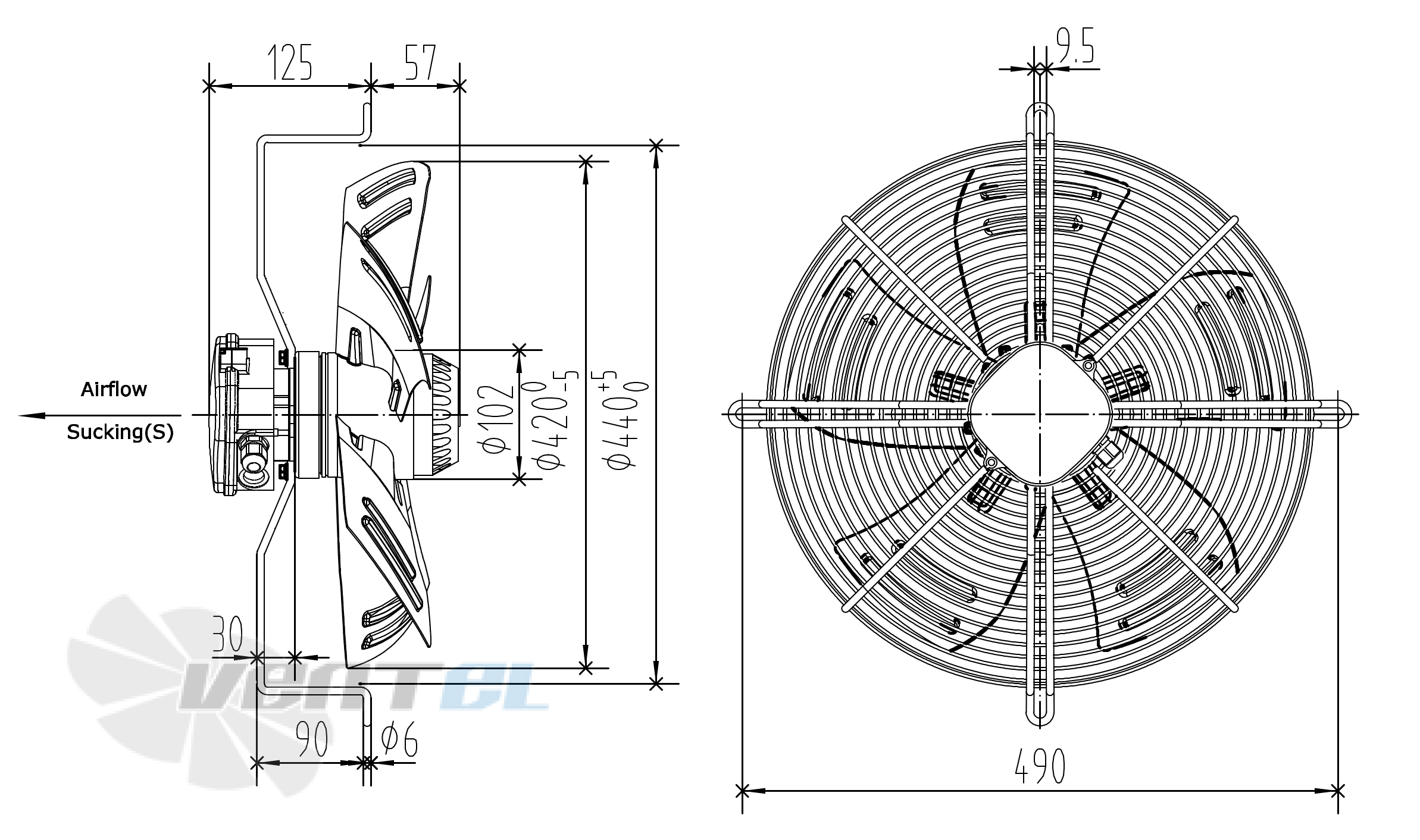 Чертеж и габаритные размеры