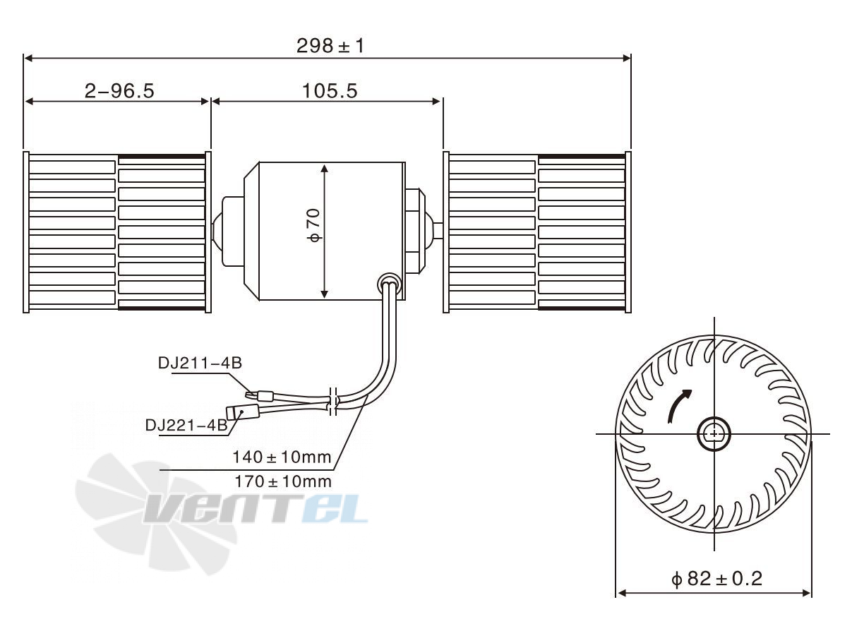 Чертеж и габаритные размеры Linrui ZHF1230D