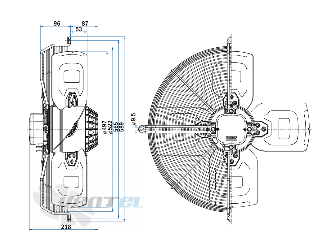 Рабочие параметры и характеристики Hidria R13R-5035A-4T2-7002