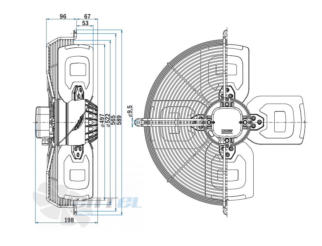 Рабочие параметры и характеристики Hidria R13R-5035A-6T2-5016
