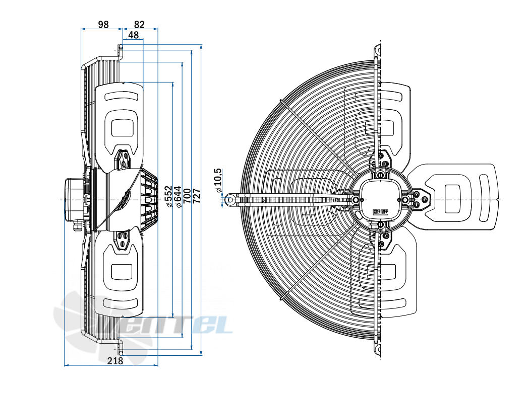 Рабочие параметры и характеристики Hidria R13R-5635A-6T2-7021