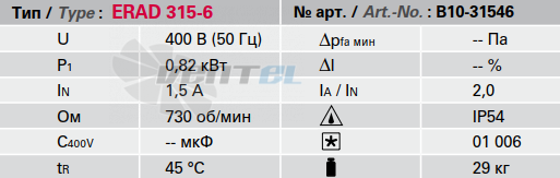 Технические характеристики