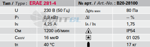 Технические характеристики