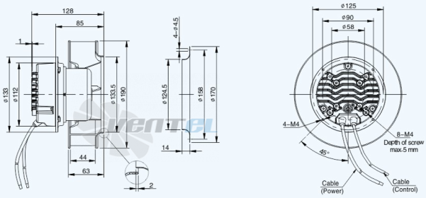 Габариты Sanmu ECF-K-6E192-PLHDAJ1