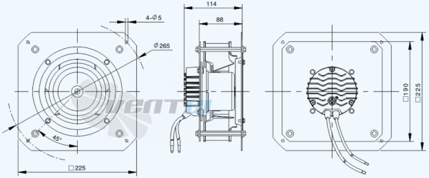 Габариты Sanmu ECF-K-4E192-PLHDAL0