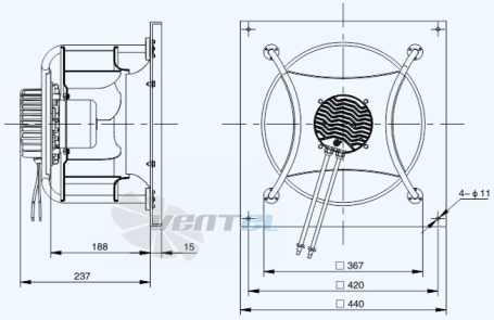 Габариты Sanmu ECF-K-6E310-PLHDAL4
