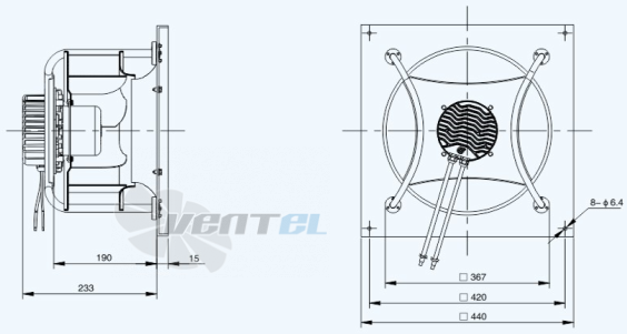 Габариты Sanmu ECF-K-6E355-PLHDAL2